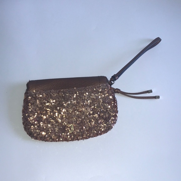 Juicy Couture Brown Sequined Wristlet - Picture 4 of 10